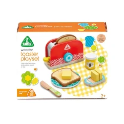 Taxta oyuncaq Addo Play Ltd Toaster Playset 200621, 10 hissə