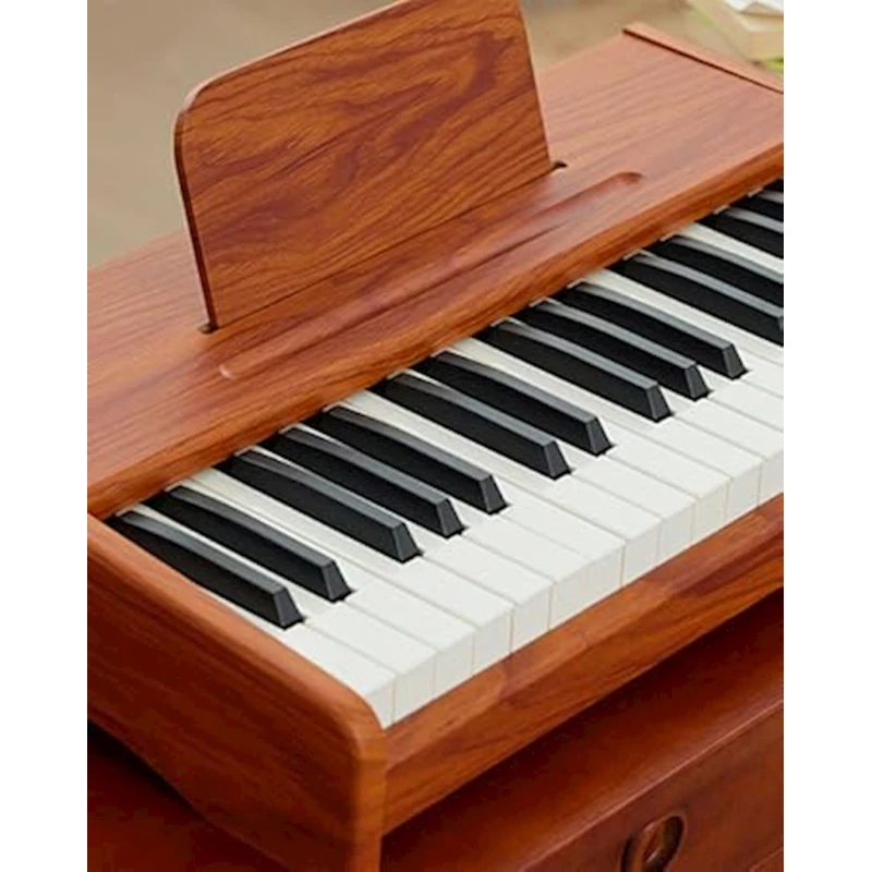 Uşaqlar üçün piano Wooden Hand Knocks Xylophone Mini Portable USB Digital Piano, 37 klaviş
