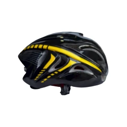 Velosiped dəbilqəsi 1001389, qara/sarı