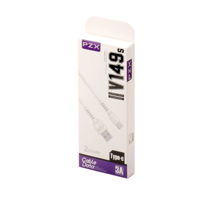 Кабель USB PZX V149s Type-C, Белый