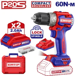 Дрель-шуруповерт Emtop ECDL20602
