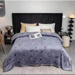 Одеяло MiraNova FS-568, двуспальное, бамбук, фиолетовое, 220x240 см