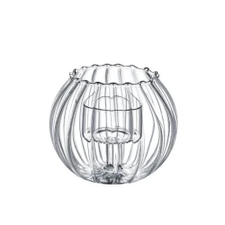 Şamdan Wilmax 888976/A, 12x10 sm, şüşə, şəffaf