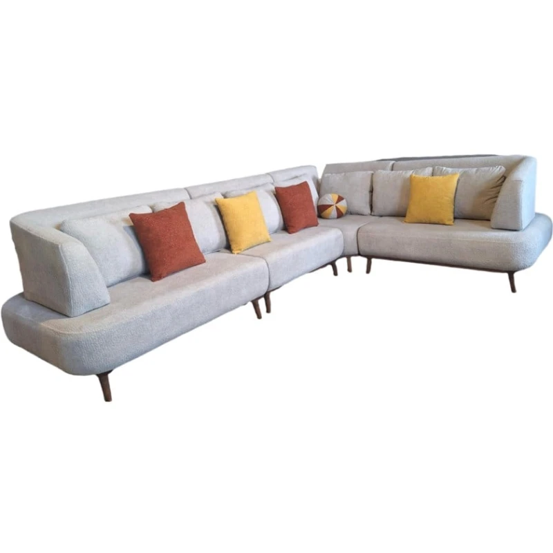 Угловой диван KS-15, серый, 300x200 см Угловой диван KS-15, серый, 300x200 см