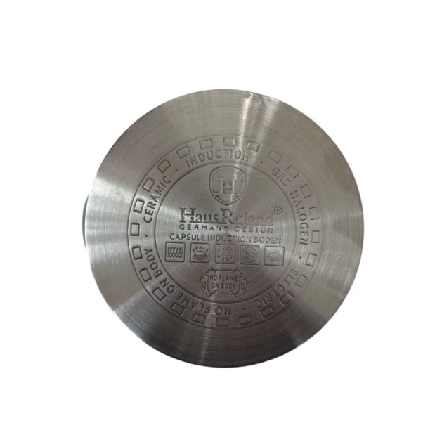 Набор кастрюль Haus Roland 00700, нержавеющая сталь/никель, красный, 16/20/24 см, 3 предмета