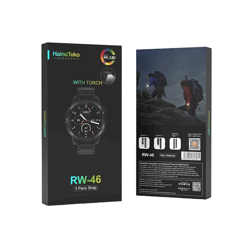 Smart saat Haino Teko RW-46 Black Smart saat Haino Teko RW-46 Black