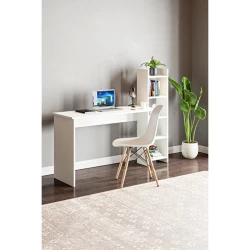 Yazı masası ev_12116182, laminat, ağ, 120x45x120 sm