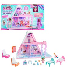 Oyun dəsti MGA L.O.L. Surprise Winter Snow Chalet, 4+ yaş