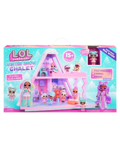 Oyun dəsti MGA L.O.L. Surprise Winter Snow Chalet, 4+ yaş