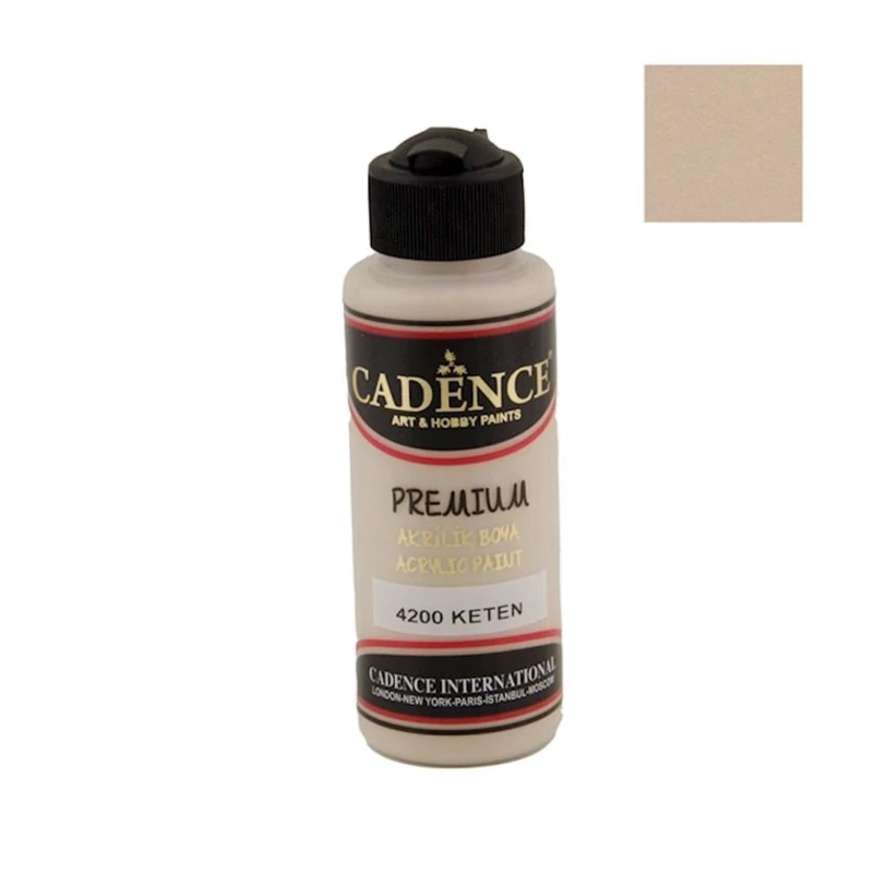 Акриловая краска Cadence Premium Acrylic Paint 4200 Linen, 120 мл