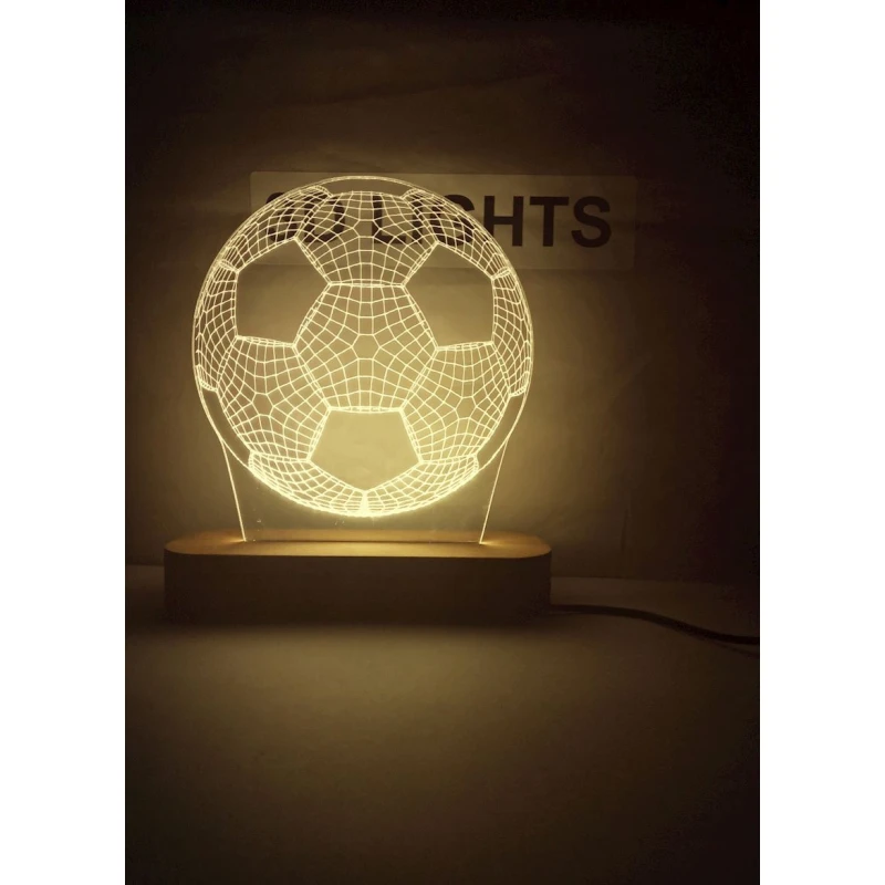 3D-ночник tts01, 20x14 см, желтый 3D-ночник tts01, 20x14 см, желтый