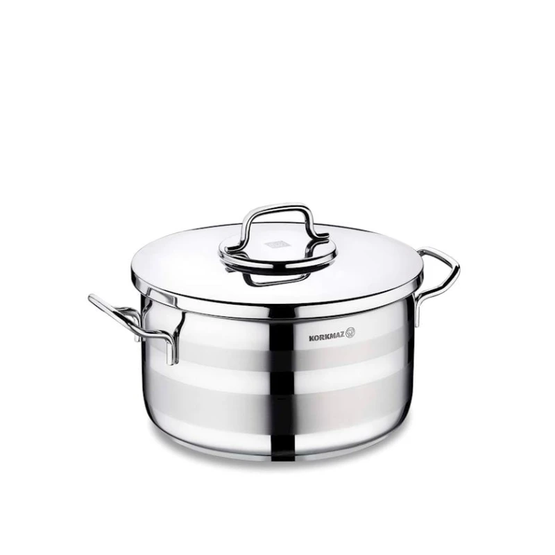 Кастрюля Korkmaz Astra2 20x11.5см, нержавеющая сталь, 3.3л