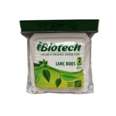Birdəfəlik lanç qabı Biotech, 1600 ml, 2 əd