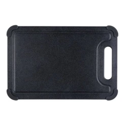 Разделочная доска Wenco Peet, 30х20.5 см, пластик, черный