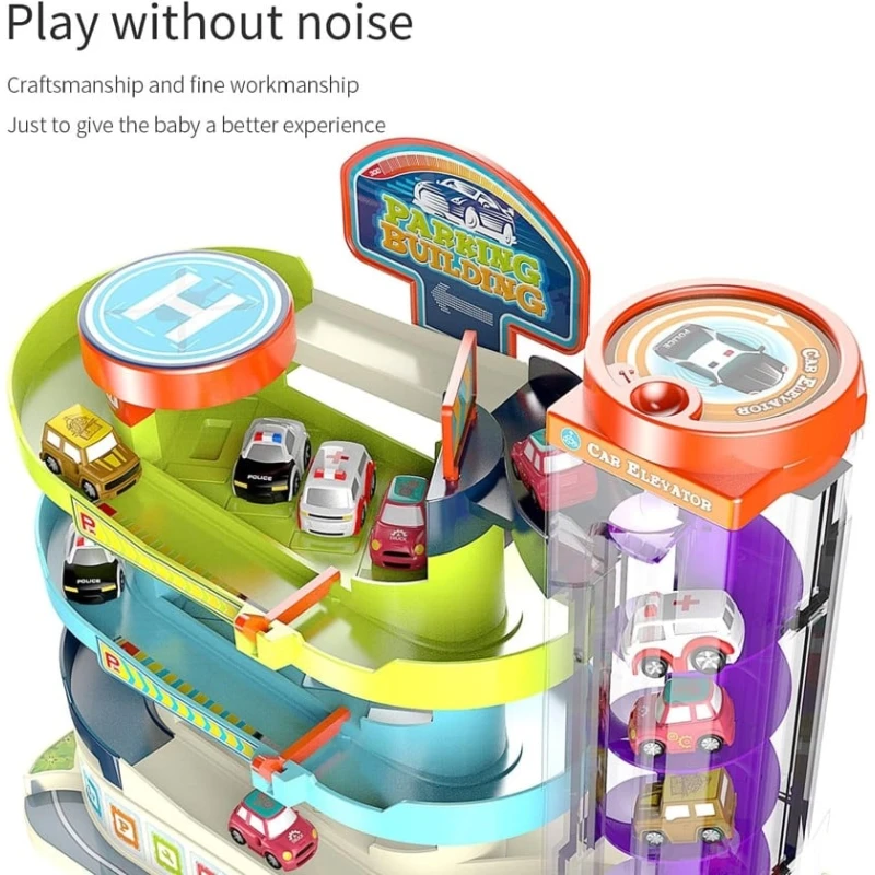 Игровой набор Parking Building UGUR070T35, от 3 лет Игровой набор Parking Building UGUR070T35, от 3 лет