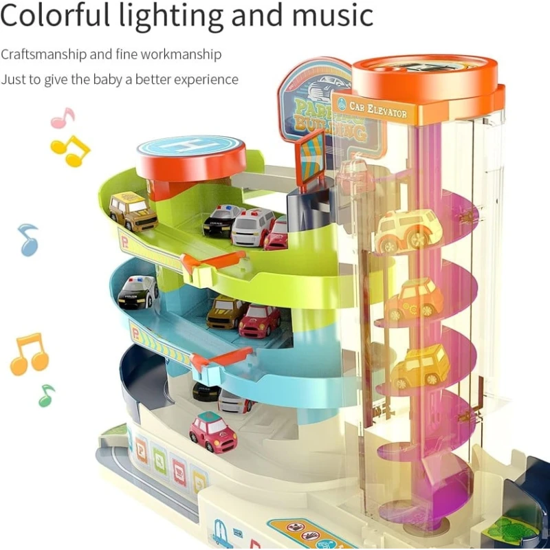 Игровой набор Parking Building UGUR070T35, от 3 лет Игровой набор Parking Building UGUR070T35, от 3 лет