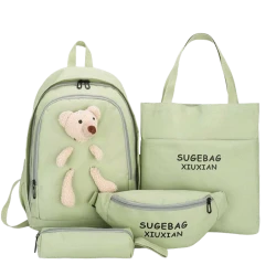 Məktəbli bel çantası РА-1010269 4-ü 1-də, yaşıl