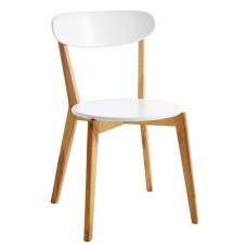 Stul JYSK Jegind, MDF, ağ, 45х79х54 sm, 2 əd