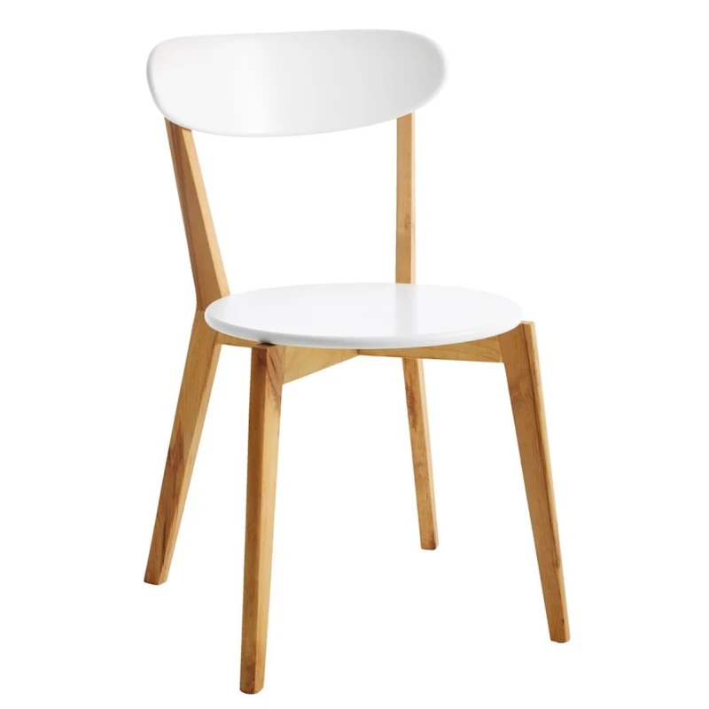 Стул JYSK Jegind, МДФ, белый, 45х79х54 см, 2 шт Стул JYSK Jegind, МДФ, белый, 45х79х54 см, 2 шт