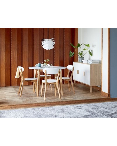 Stul JYSK Jegind, MDF, ağ, 45х79х54 sm, 2 əd