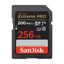 Yaddaş kartı Sandisk SDXC Extreme Pro 256GB 200MB/s UHS-I C10 V30 U3