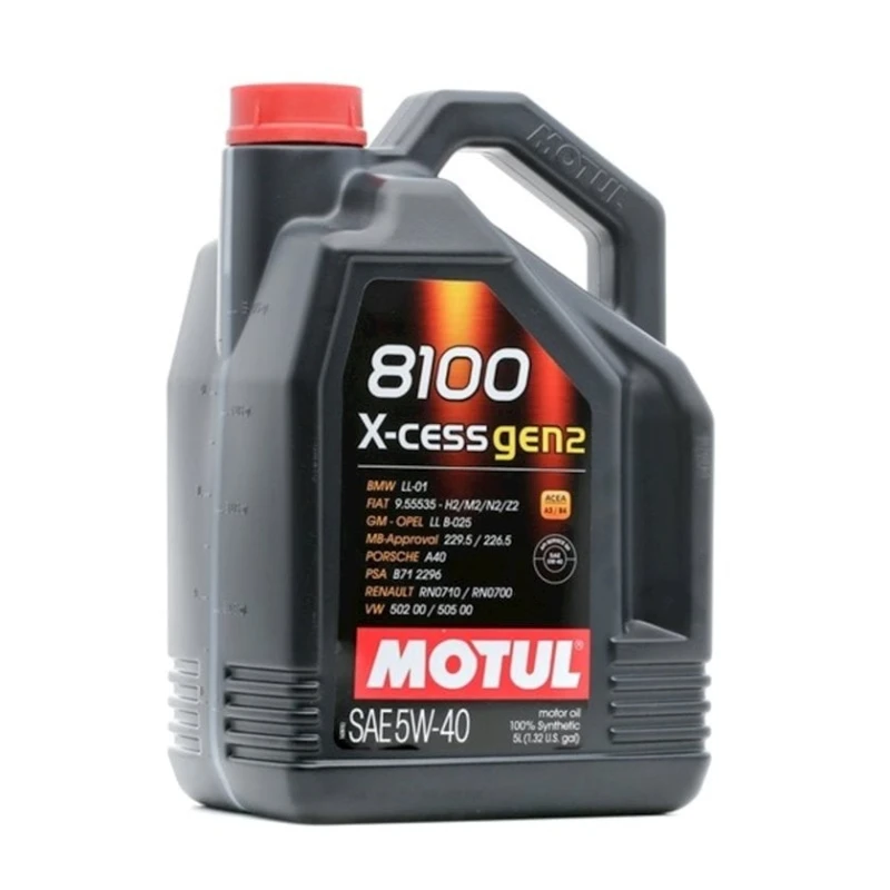 Моторное масло Motul 8100 X-cess gen2 5W-40, 5 л Моторное масло Motul 8100 X-cess gen2 5W-40, 5 л