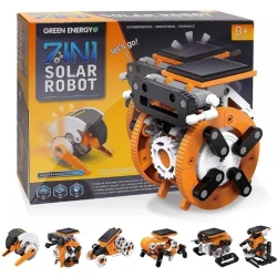 Робот-конструктор интерактивный на солнечной батарее 7 в 1 Solar Robot