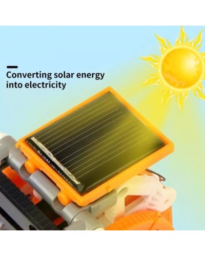 Робот-конструктор интерактивный на солнечной батарее 7 в 1 Solar Robot