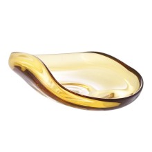 Dekorativ qab Eichholtz Athol, 42x28x12.5 sm, şüşə, sarı