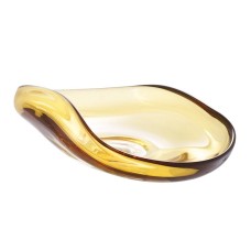 Dekorativ qab Eichholtz Athol, 42x28x12.5 sm, şüşə, sarı