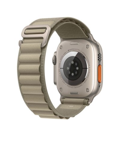 Qayış Apple 49mm Olive Alpine Loop - Medium (MT5U3ZM/A)