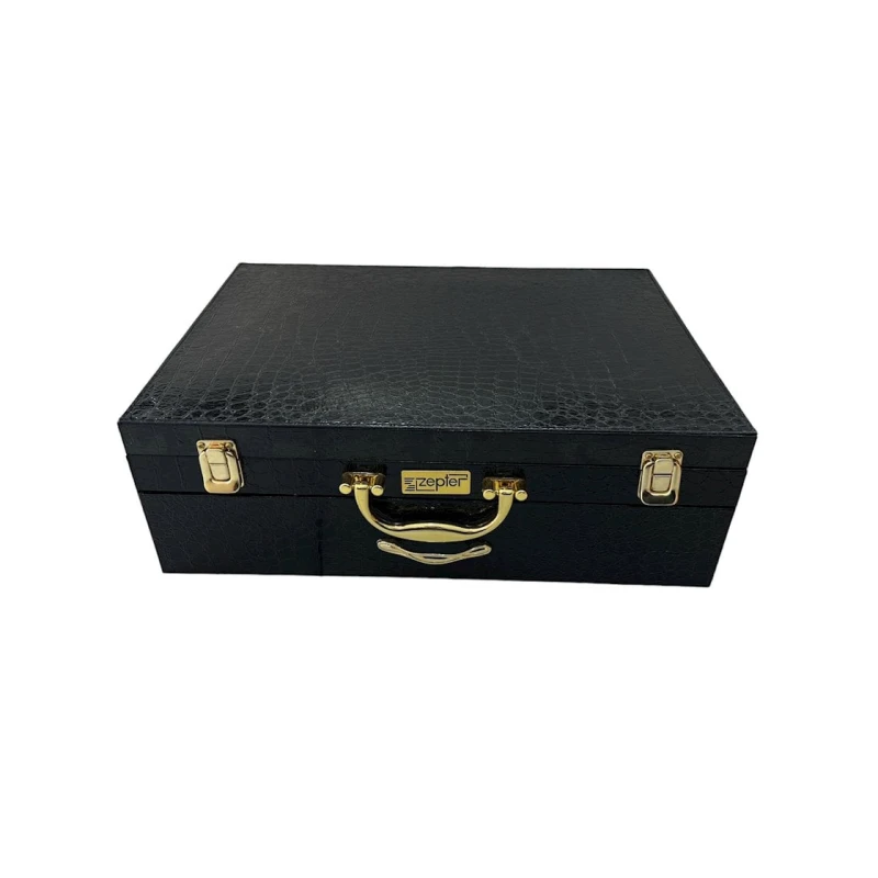 Набор столовых приборов Zepter ZGH 00232, 72 предмета, нержавеющая сталь, серебристый/золотистый Набор столовых приборов Zepter ZGH 00232, 72 предмета, нержавеющая сталь, серебристый/золотистый