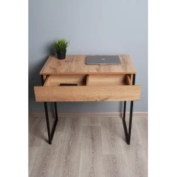 Письменный стол 76x45x78 см, ЛДСП, коричневый