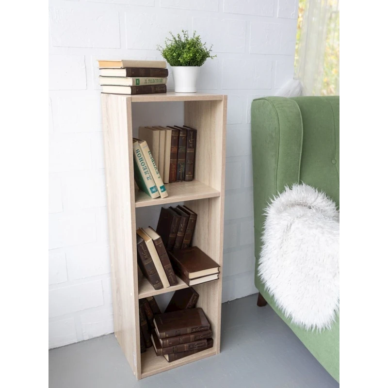 Stellaj 3563_StellajLittSomona, 104x36x31 sm, LDSP, qəhvəyi