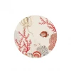 Тарелка Easy Life Coral Reef A1, круг, 19 см, фарфор, разноцветный