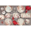 Тарелка Easy Life Coral Reef A1, круг, 19 см, фарфор, разноцветный
