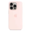 Чехол Apple Silicone Case with MagSafe для iPhone 15 Pro - Light Pink