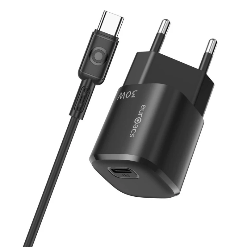 Şəbəkə enerji toplama cihazı Euroacs EU-MG656 30W, Qara