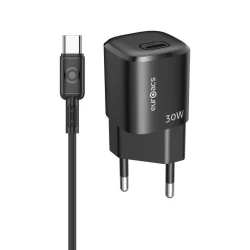 Сетевое зарядное устройство Euroacs EU-MG656 30W, Черный Сетевое зарядное устройство Euroacs EU-MG656 30W, Черный