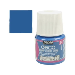 Матовая акриловая краска для наружного применения Pebeo Deco Outdoor Indigo, 45 мл