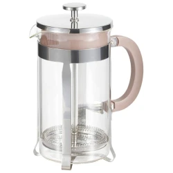 Френч-пресс Werner Eletto 51817, 1000 мл, боросиликатное стекло/нержавеющая сталь, бежевый/прозрачный