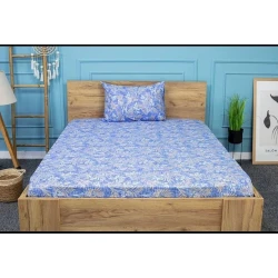 Комплект постельного белья Moon Star QQ-QQ-026, простыня 100x200 см, наволочка 50x70 см, односпальный, хлопок, разноцветный