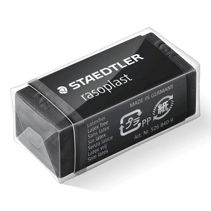 Ластик Staedtler rasoplast, 33x16x13 мм, черный Ластик Staedtler rasoplast, 33x16x13 мм, черный