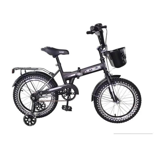 Uşaq velosipedi Stels 12, qara/ağ