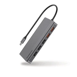 USB HUB Powerology 12 in 1 Type-C 100W
