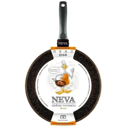 Сковородка Neva Granite Brown, 28 см, алюминий, коричневая