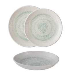 Dərin boşqab ID-Fine Glacier, farfor, ağ, 770 ml, 22 sm