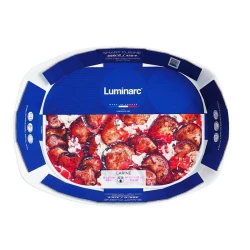 Форма для выпечки Luminarc Smart Cuisine Carine P4027, стеклокерамика, белый, 34х25 см