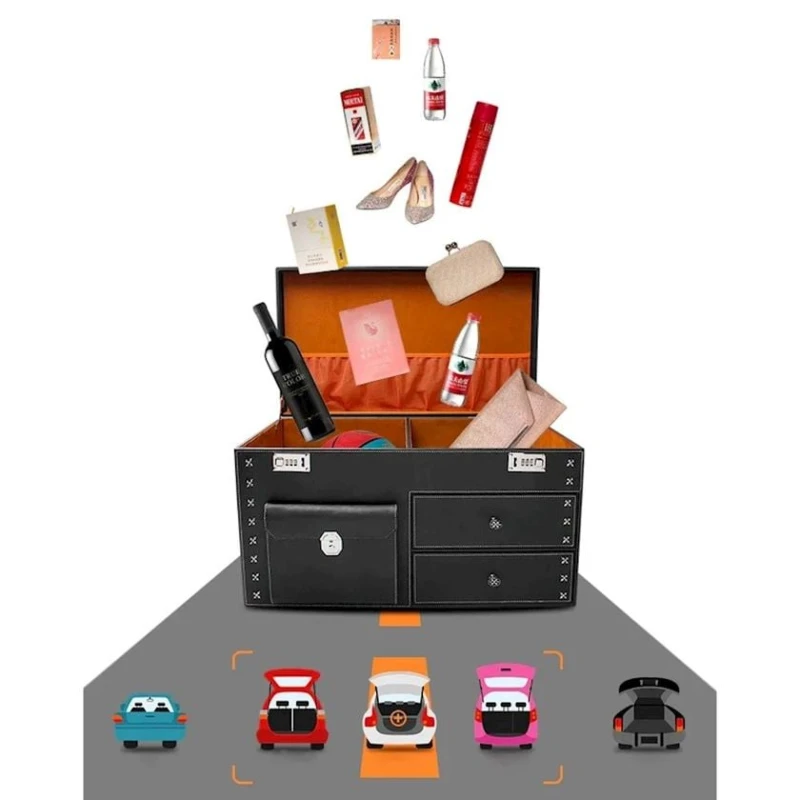 Avtomobil üçün çanta-orqanayzer 1223, qara Avtomobil üçün çanta-orqanayzer 1223, qara