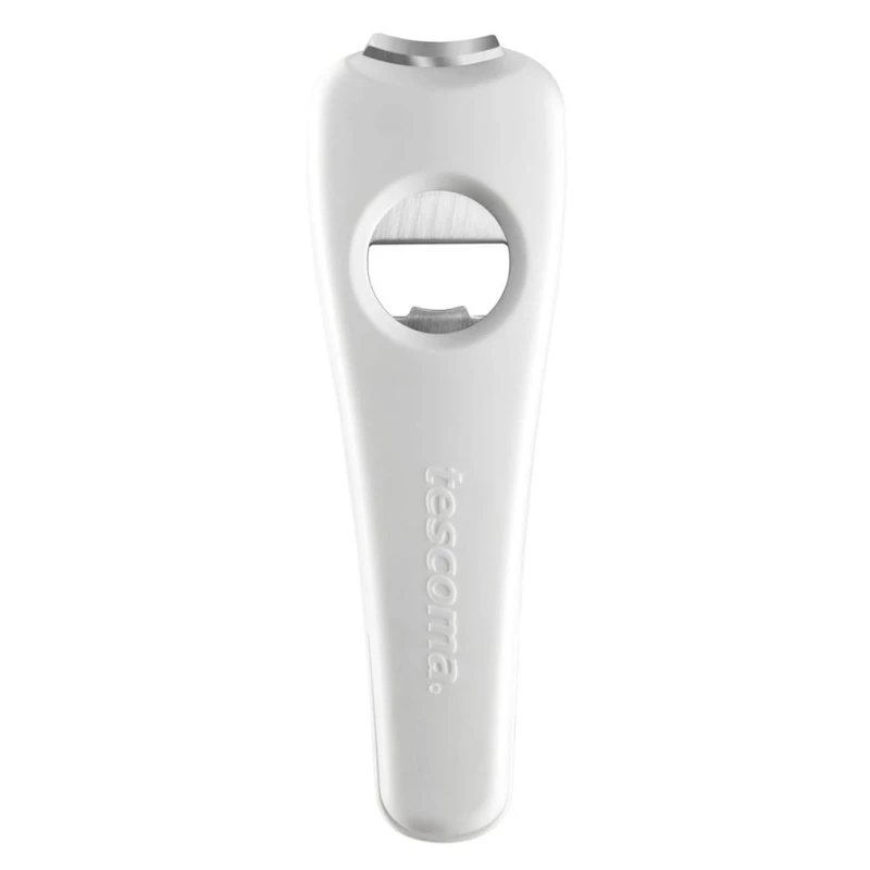 Многофункциональная открывалка Tescoma 101317, пластик/нержавеющая сталь, белая